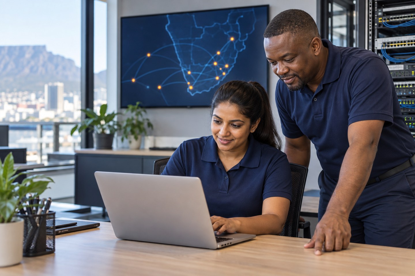 Network specialists collaborating